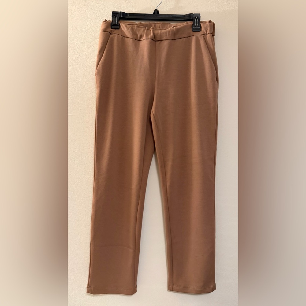 Maison d’Amélie Camel Brown Pull On Pants